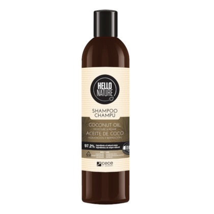 300 ML Hello Nature HAIR CARE Sampon Coconut Oil  1 of 1 