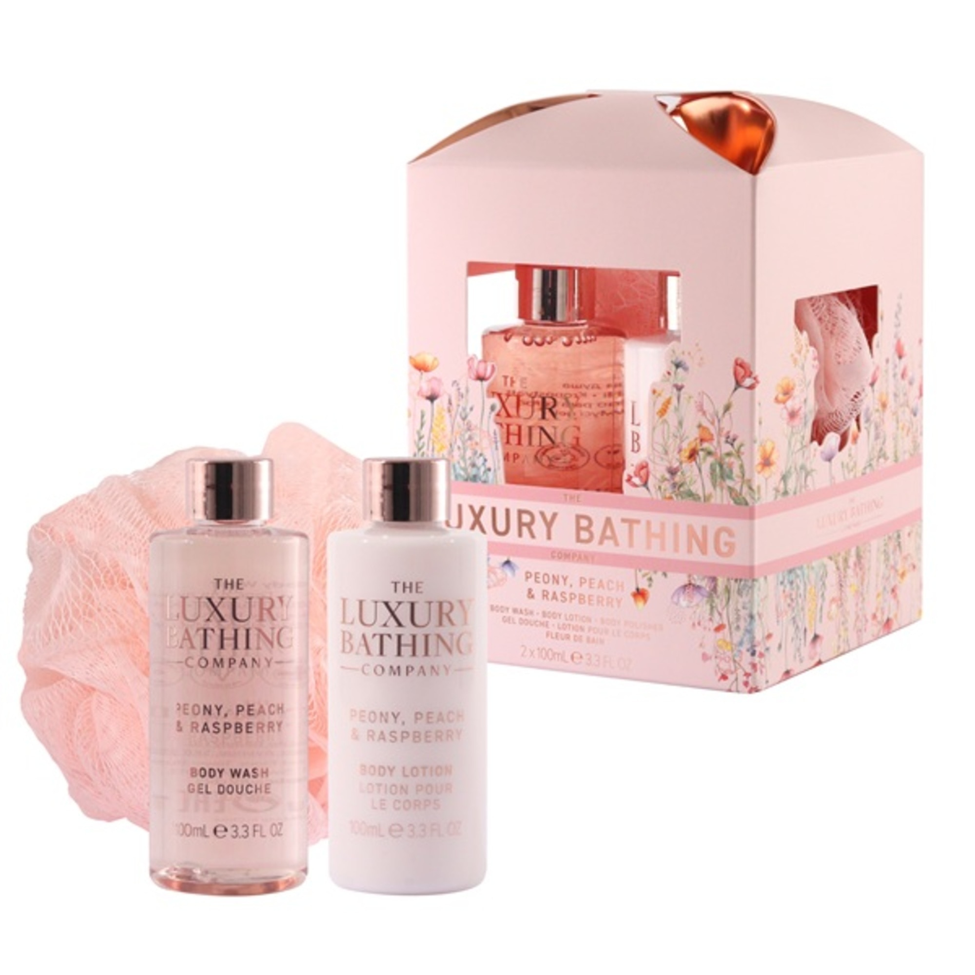 100+100 ML Grace Cole LUXURY BATHING Set de ingrijire Glamorous Glow 1 of 3