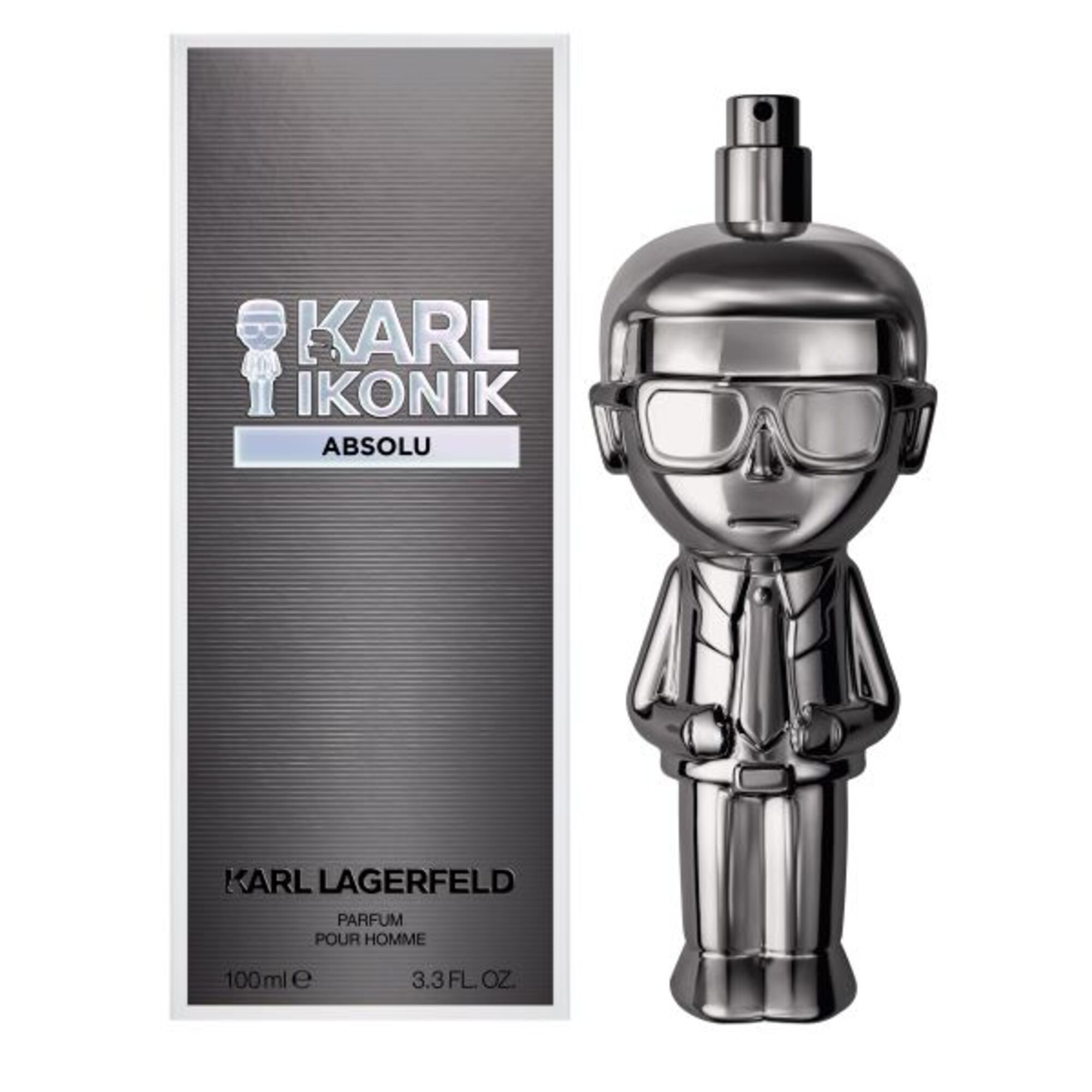 100 ML KARL LAGERFELD IKONIK Ikonik Absolu Man Parfum  1 of 5 