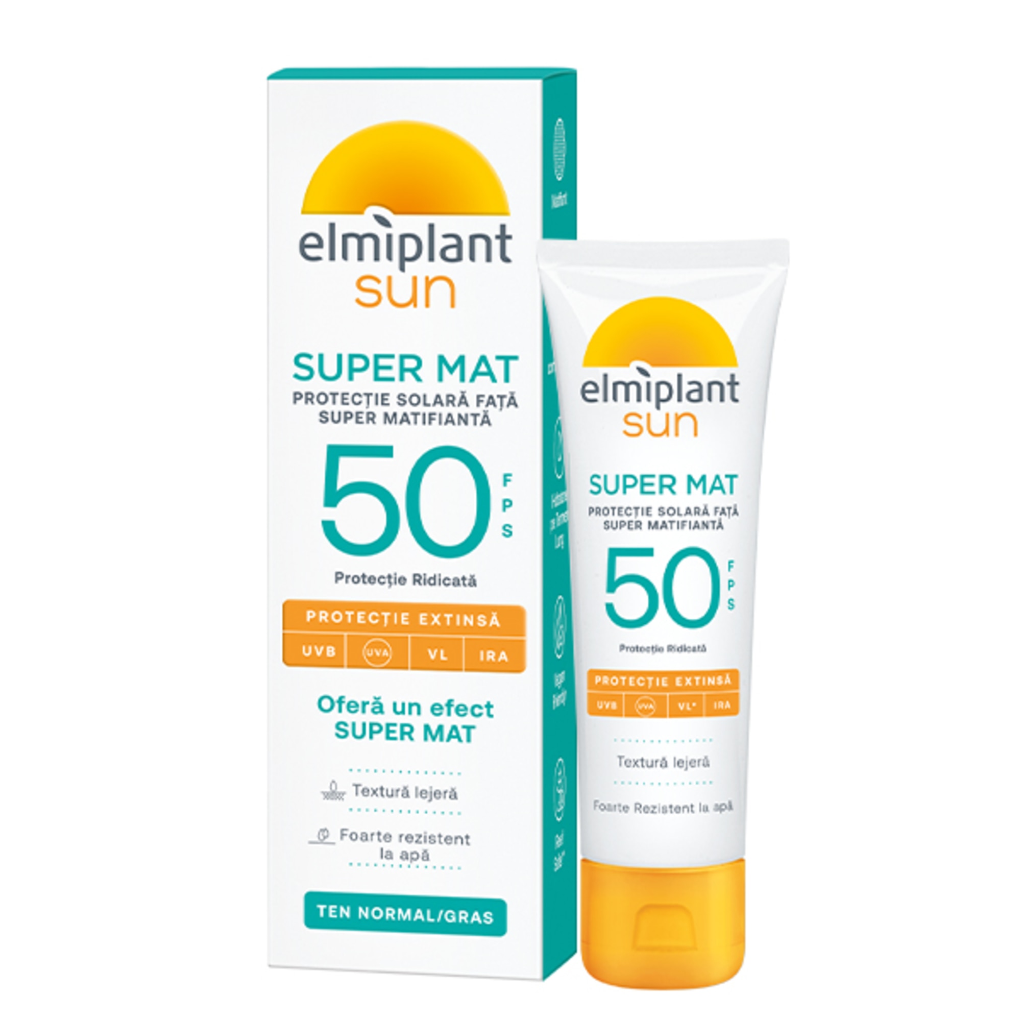 50 ML ELMIPLANT Elmiplant SUN Crema protectoare solara pentru fata super matifianta SPF50 1 of 1