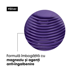 300 ML L'OREAL PROFESSIONNEL SILVER Sampon de neutralizare si stralucire pentru parul gri si alb Serie Expert  2 of 3 Sampon de neutralizare si stralucire pentru parul gri si alb Serie Expert