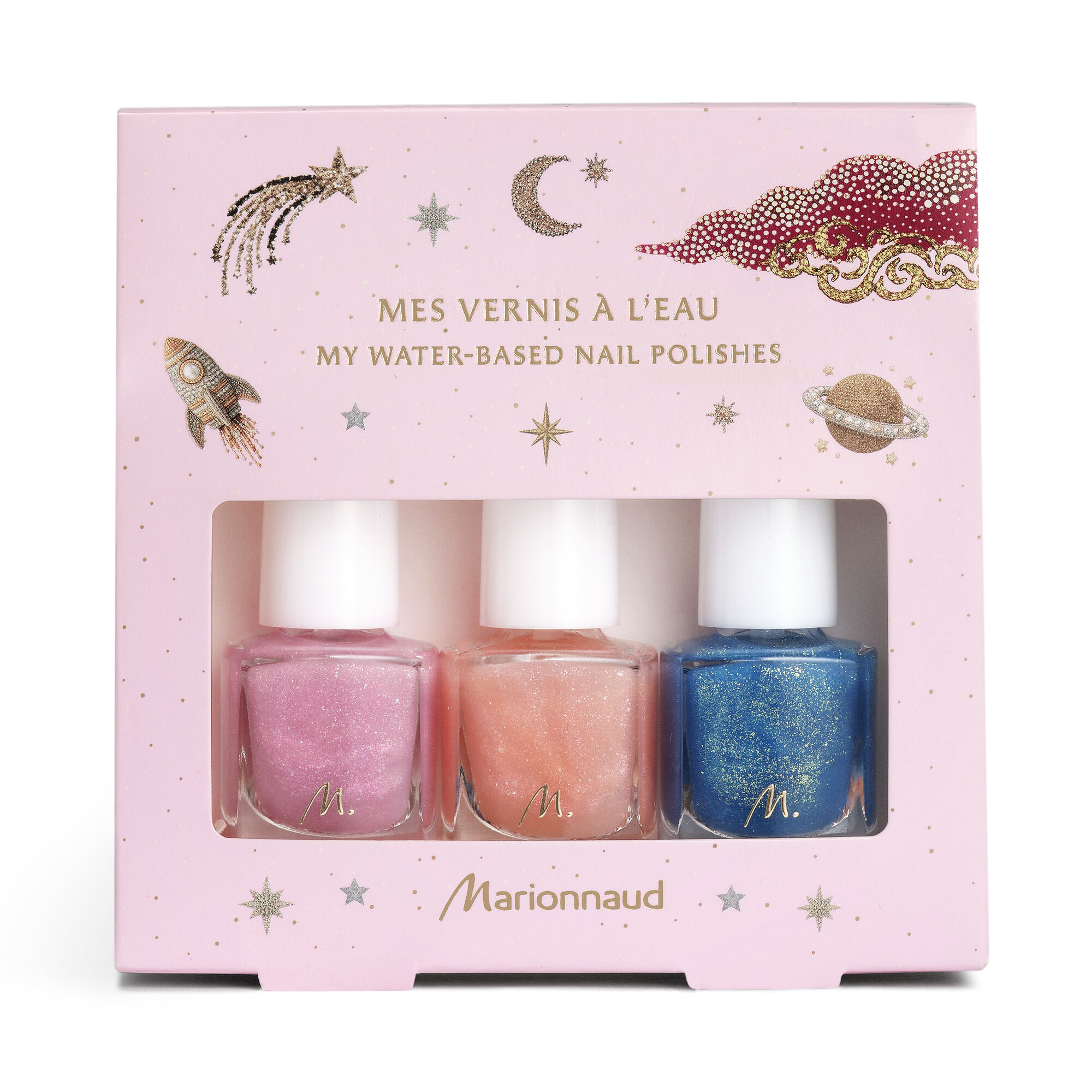 3X5.5 ML Marionnaud Machiaj Les Merveilles de Noel Set Nail Polishes My Water-Based Set Nail Polishes My Water-Based