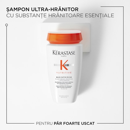 Sampon hranitor par foarte uscat Bain Satin Riche