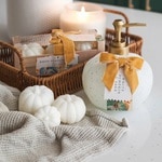 500 ML Somerset Halloween Pumpkins Sapun de mani lichid White Pumpk Sage  2 of 3 Sapun de mani lichid White Pumpk Sage