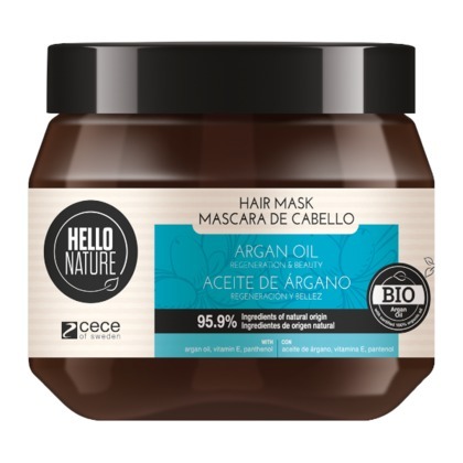 250 ML Hello Nature HAIR CARE Masca de par Argan Oil  1 of 1 