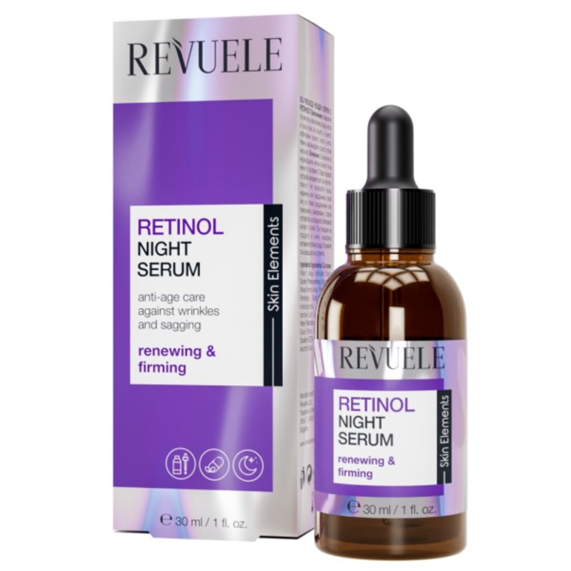 30 ML Revuele RETINOL Serum de fata de noapte cu Retinol 1 of 1