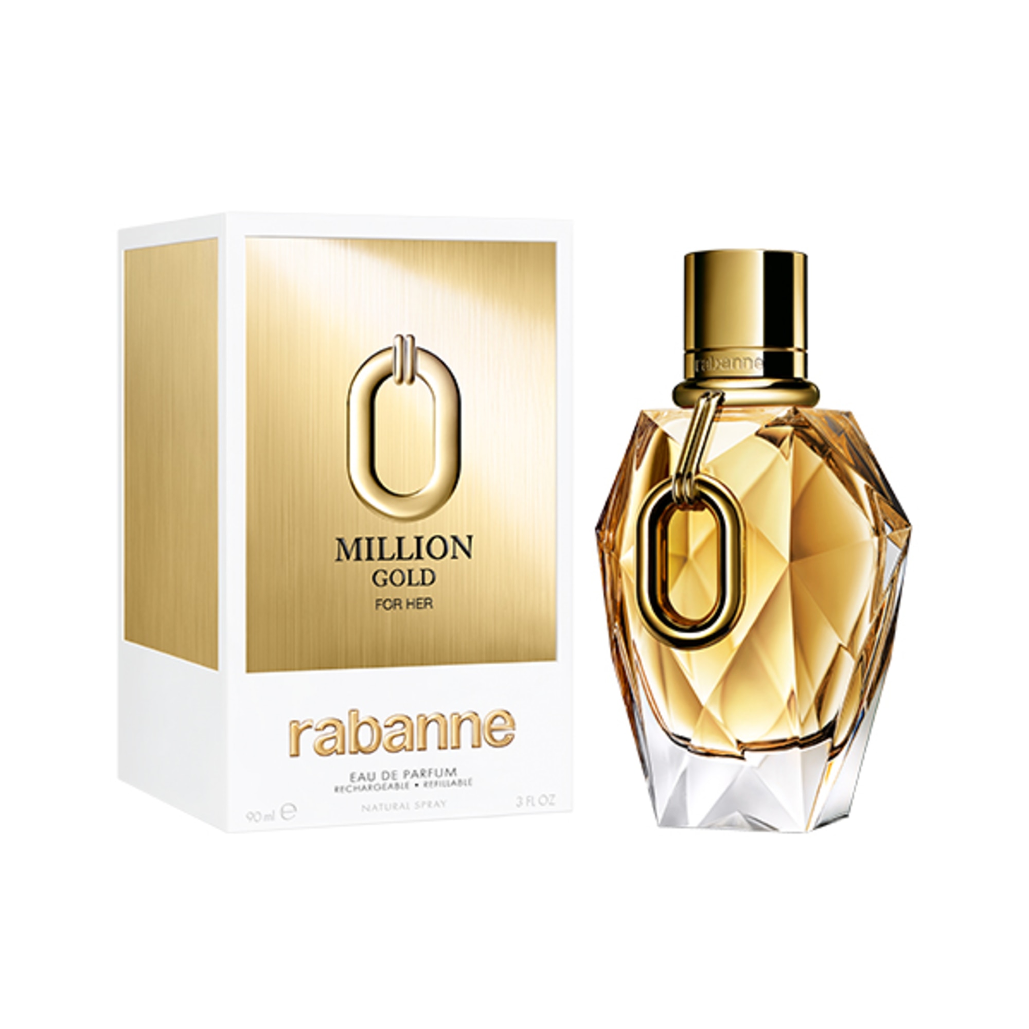 90 ML Rabanne MILLION Million Gold for Her Apa de Parfum 1 of 7