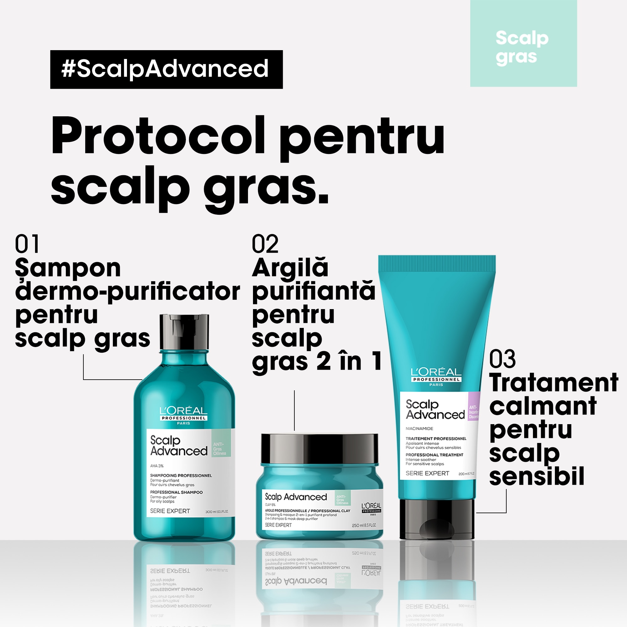 Argila purificatoare 2 in 1 cu utilizari multiple scalp gras