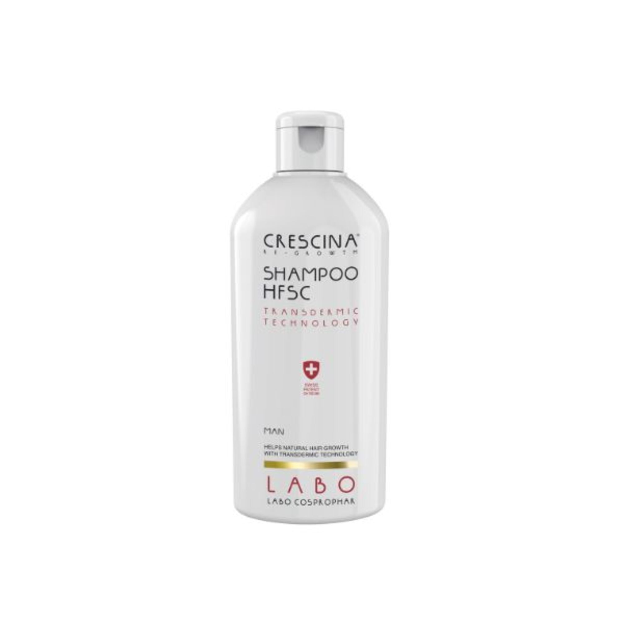 200 ML CRESCINA LABO Sampon de barbati Crescina HFSC Transdermic 1 of 5