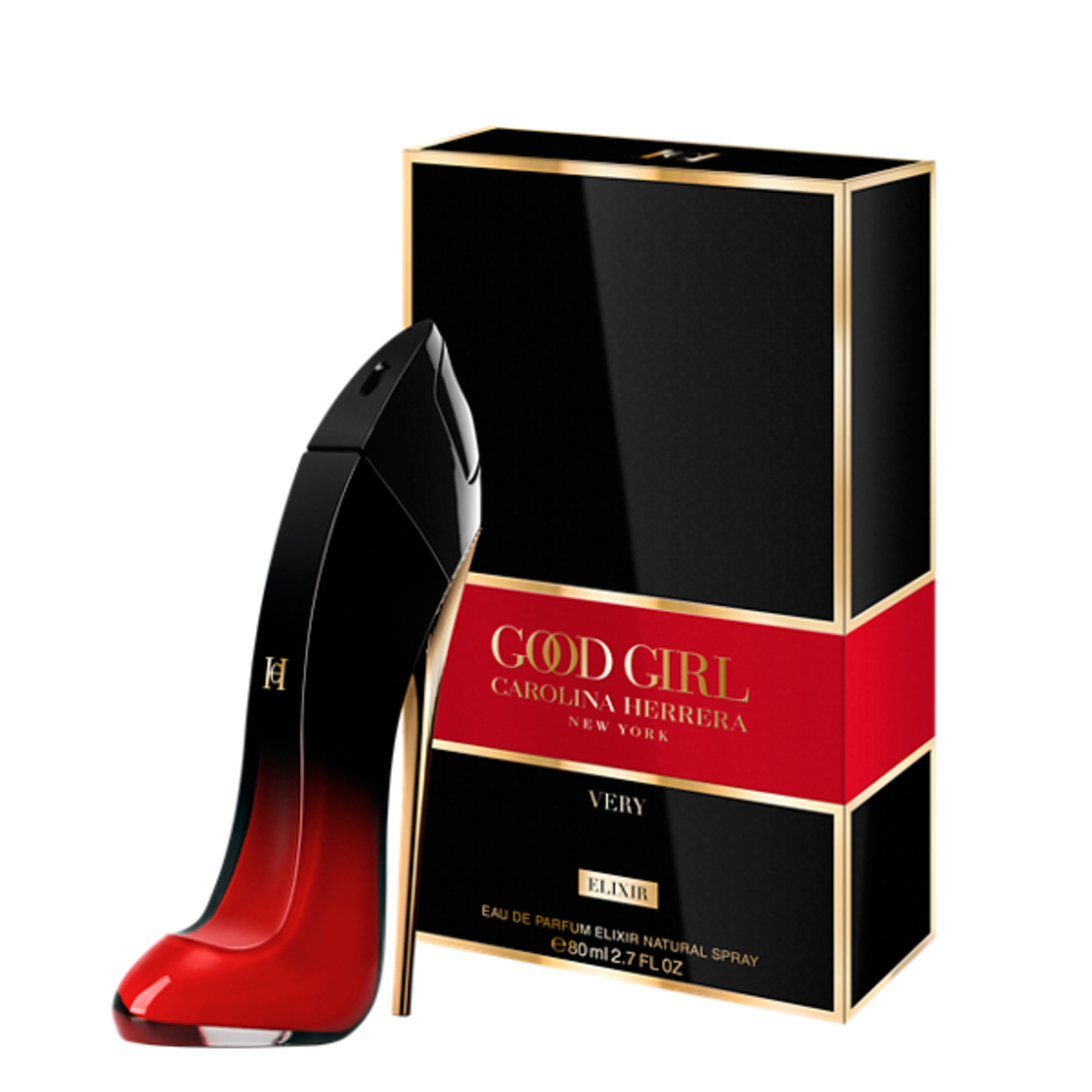 80 ML Carolina Herrera GOOD GIRL Very Good Girl Elixir Apa de Parfum  1 of 6 