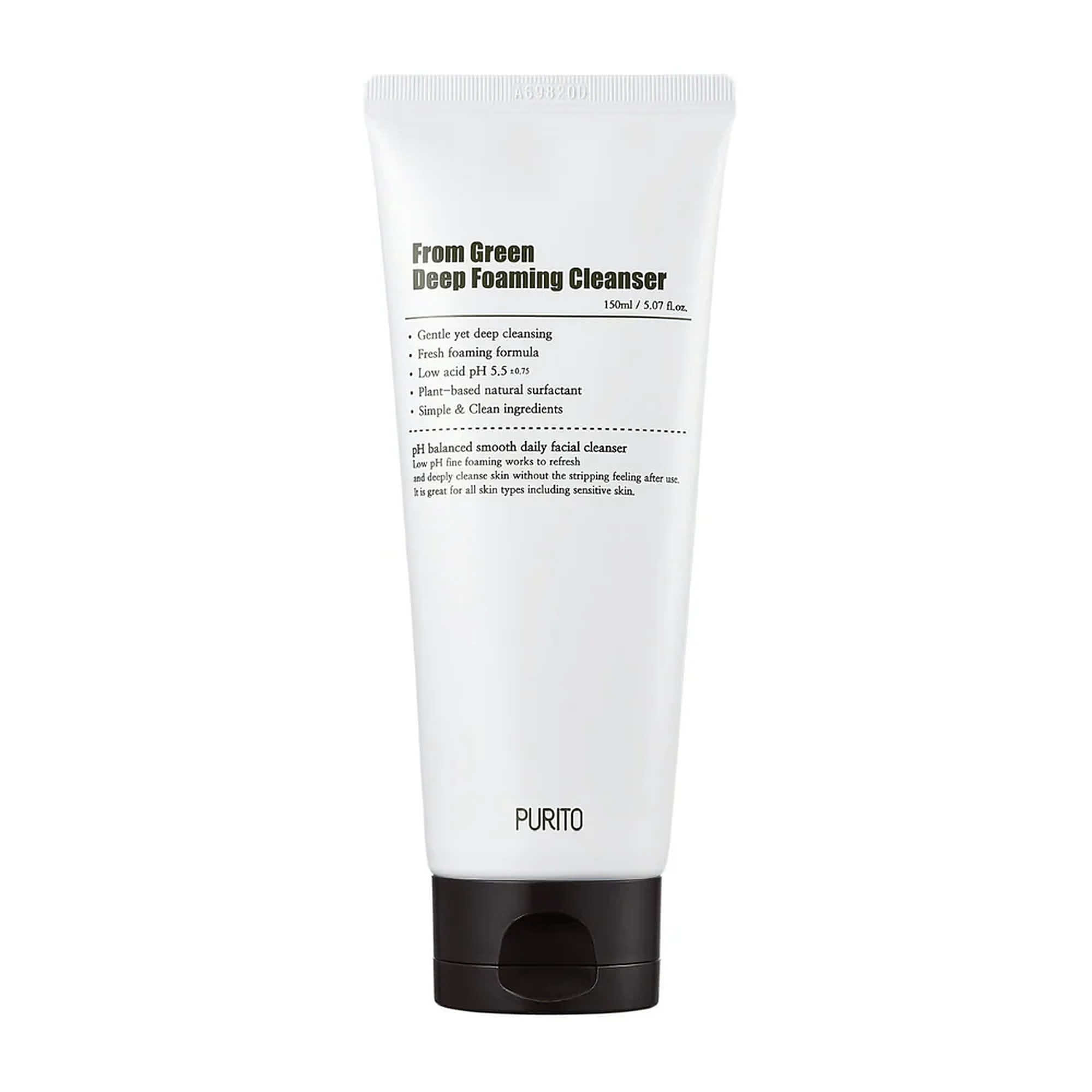 150 ML undefined From Green Spuma de curatare faciala From Green Deep 1 of 5 Spuma de curatare faciala From Green Deep