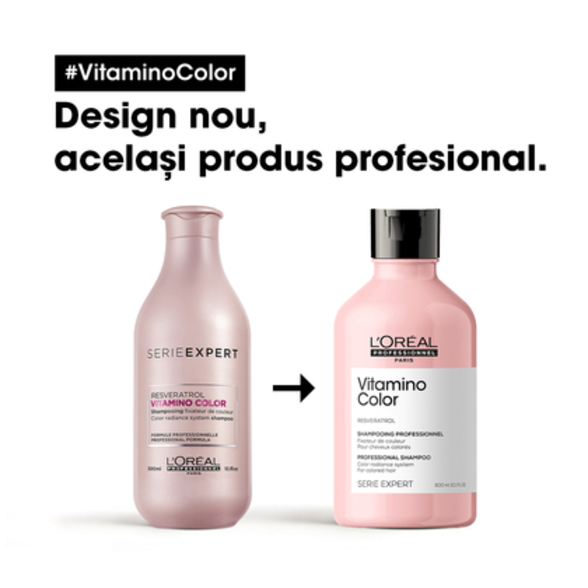 Sampon profesional pentru par vopsit Serie Expert