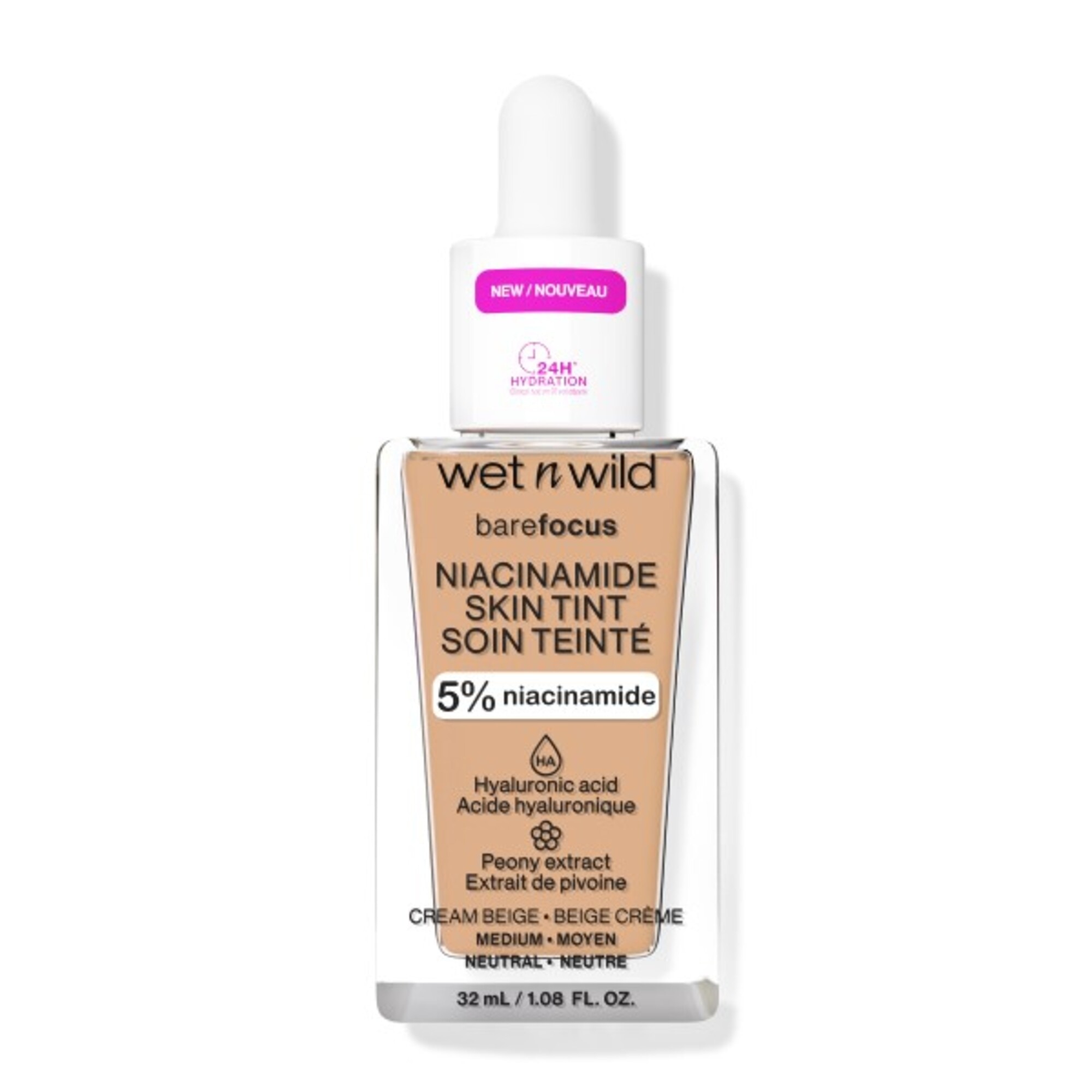 Wet N Wild Bare Focus Fond de ten cu Niacinamide 1 of 3