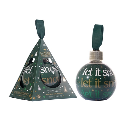 Spuma de baie Let It Snow Bath Soak Bauble