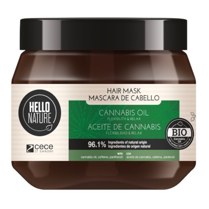 250 ML Hello Nature HAIR CARE Masca de par Cannabis Oil  1 of 1 