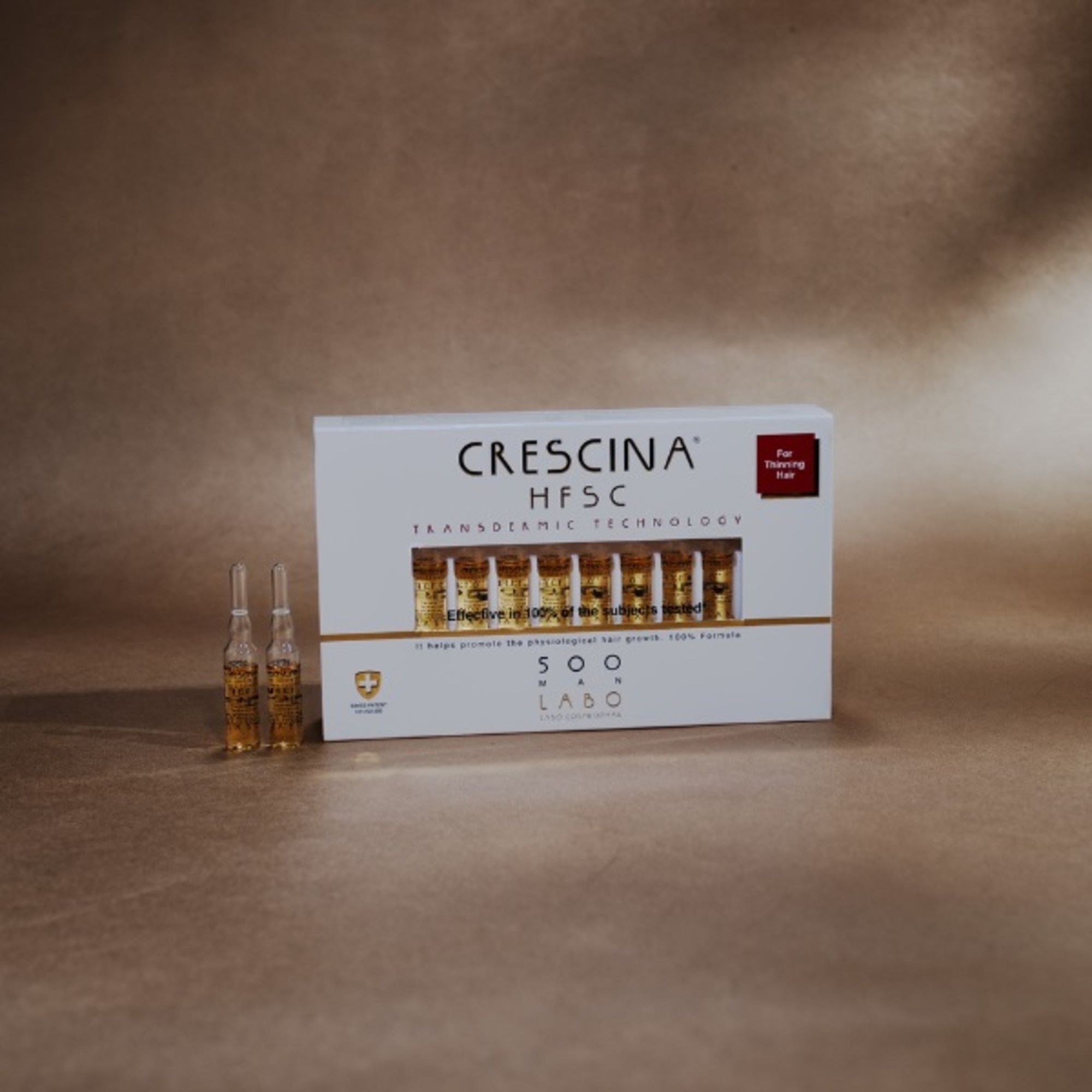 Tratament fiole pentru recresterea parului pentru barbati HFSC 500