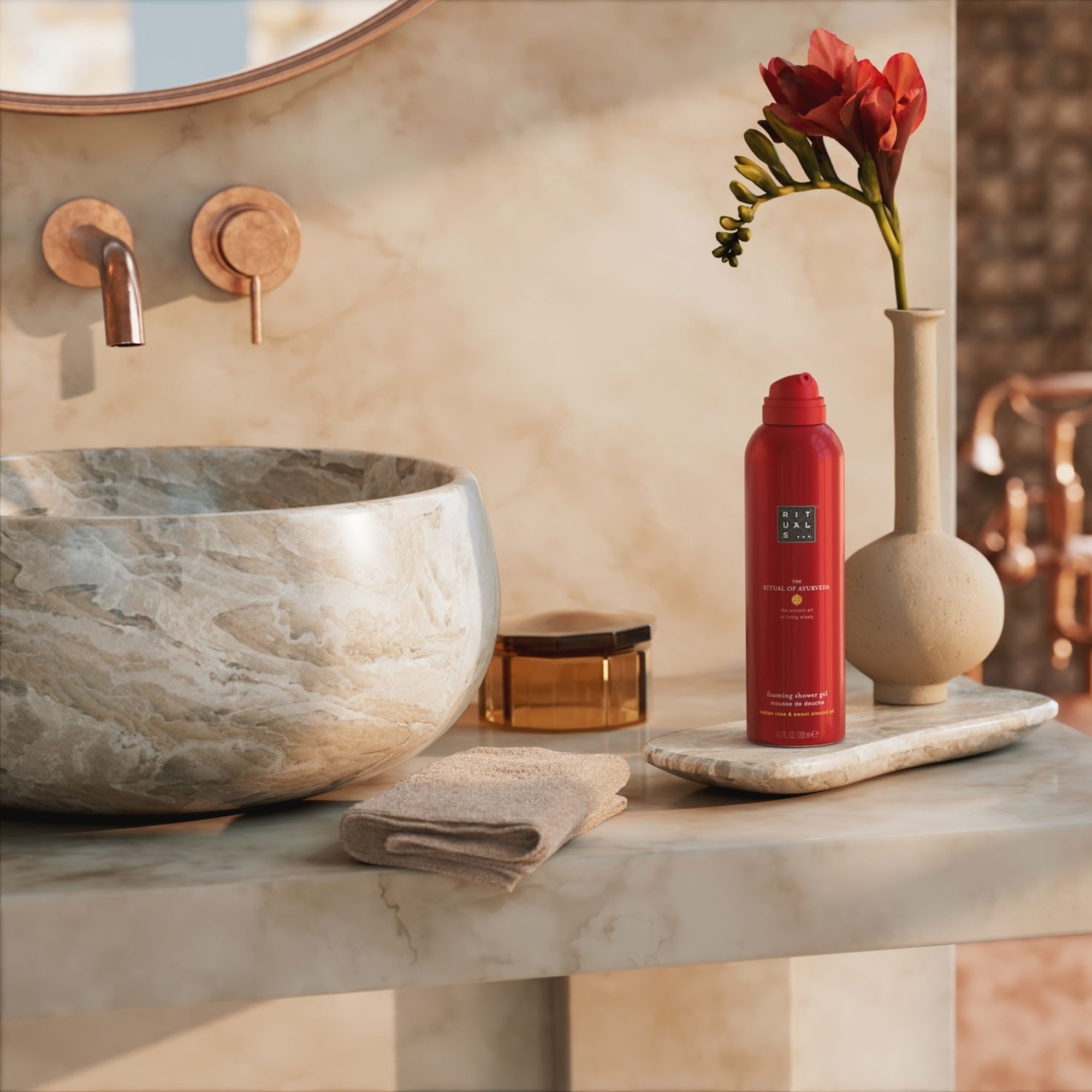 Gel de dus spuma The Ritual of Ayurveda