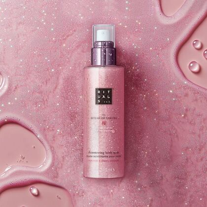 Spray de corp stralucitor The Ritual of Sakura