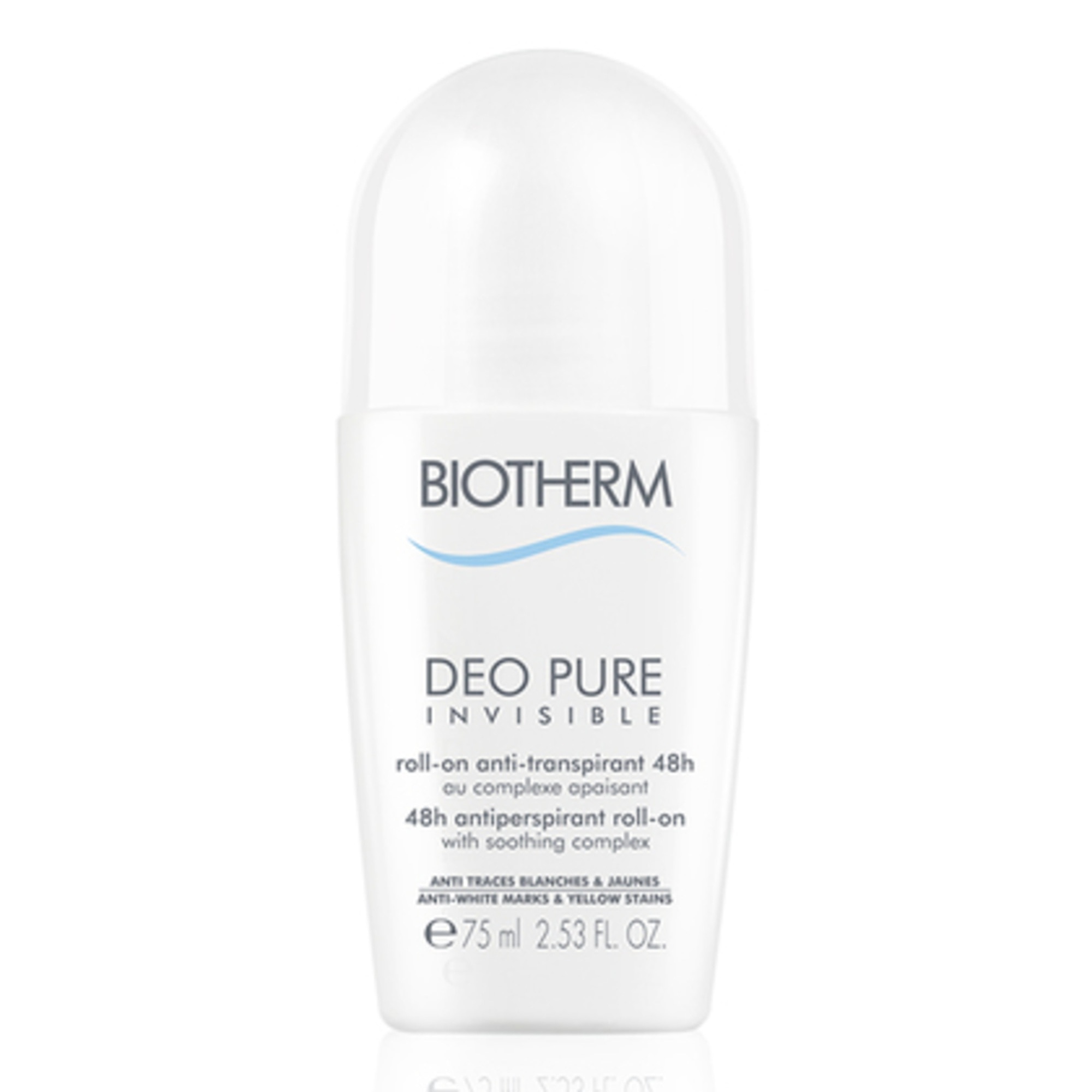 75 ML Biotherm PURE Deodorant roll antiperspirant, Invisible 1 of 1 Deodorant roll antiperspirant, Invisible