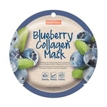18 G PUREDERM Face Mask Masca de fata tip servetel-Blueberry Collagen  1 of 1 Masca de fata tip servetel-Blueberry Collagen