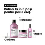 250 ML L'OREAL PROFESSIONNEL LISS UNLIMITED Masca pentru netezirea intensa a parul indisciplinat Serie Expert  2 of 3 Masca pentru netezirea intensa a parul indisciplinat Serie Expert