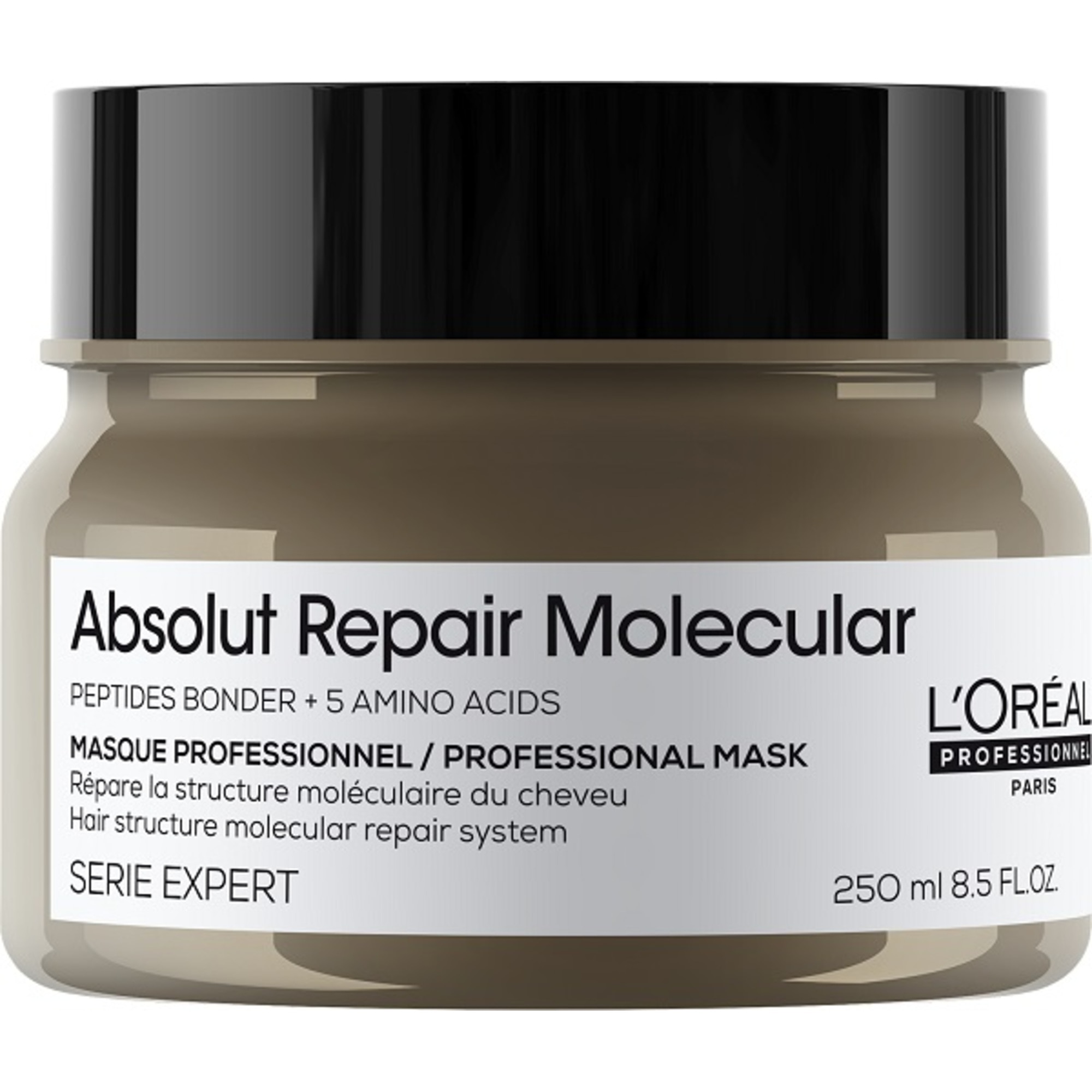 250 ML L'OREAL PROFESSIONNEL ABSOLUT REPAIR MOLECULAR Masca concentrata pentru par deteriorat  1 of 1 Masca concentrata pentru par deteriorat