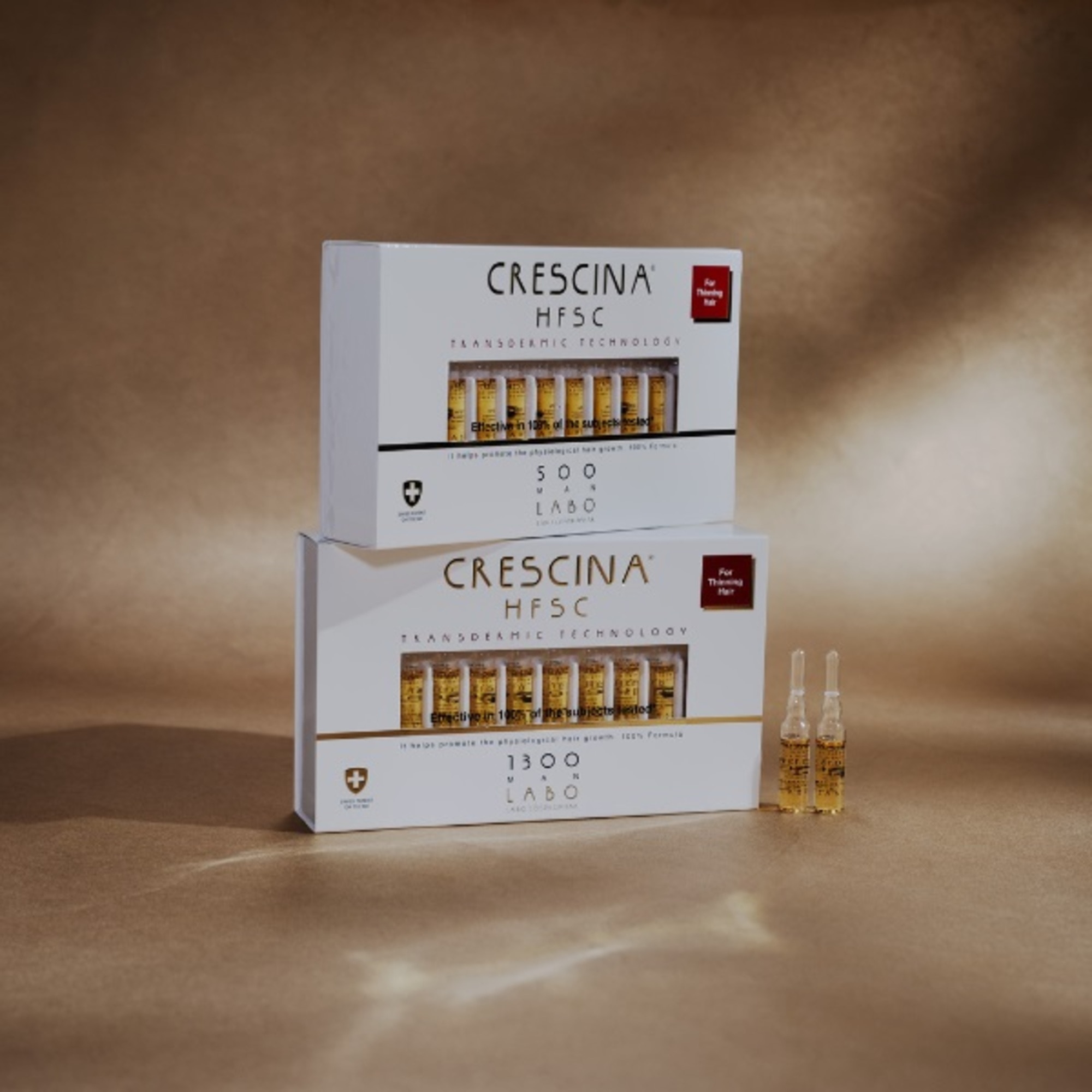 Tratament fiole pentru recresterea parului pentru barbati HFSC 500