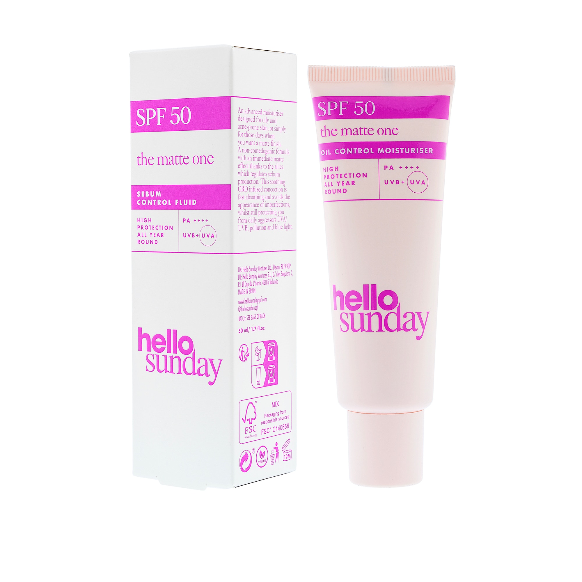 Crema hidratanta Sebum Control SPF 51