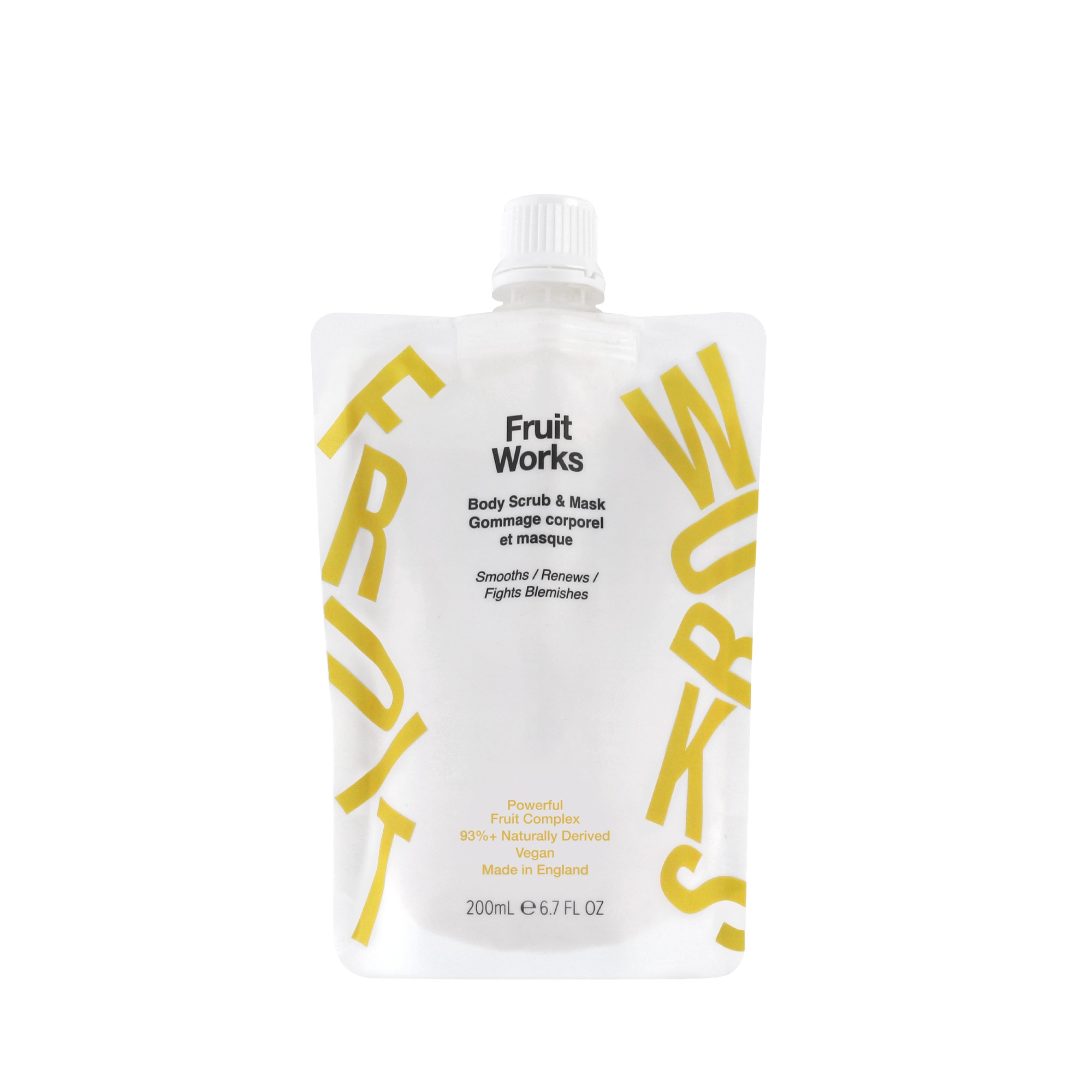 200 ML Grace Cole FRUIT WORKS Exfoliant si masca de corp 1 of 1