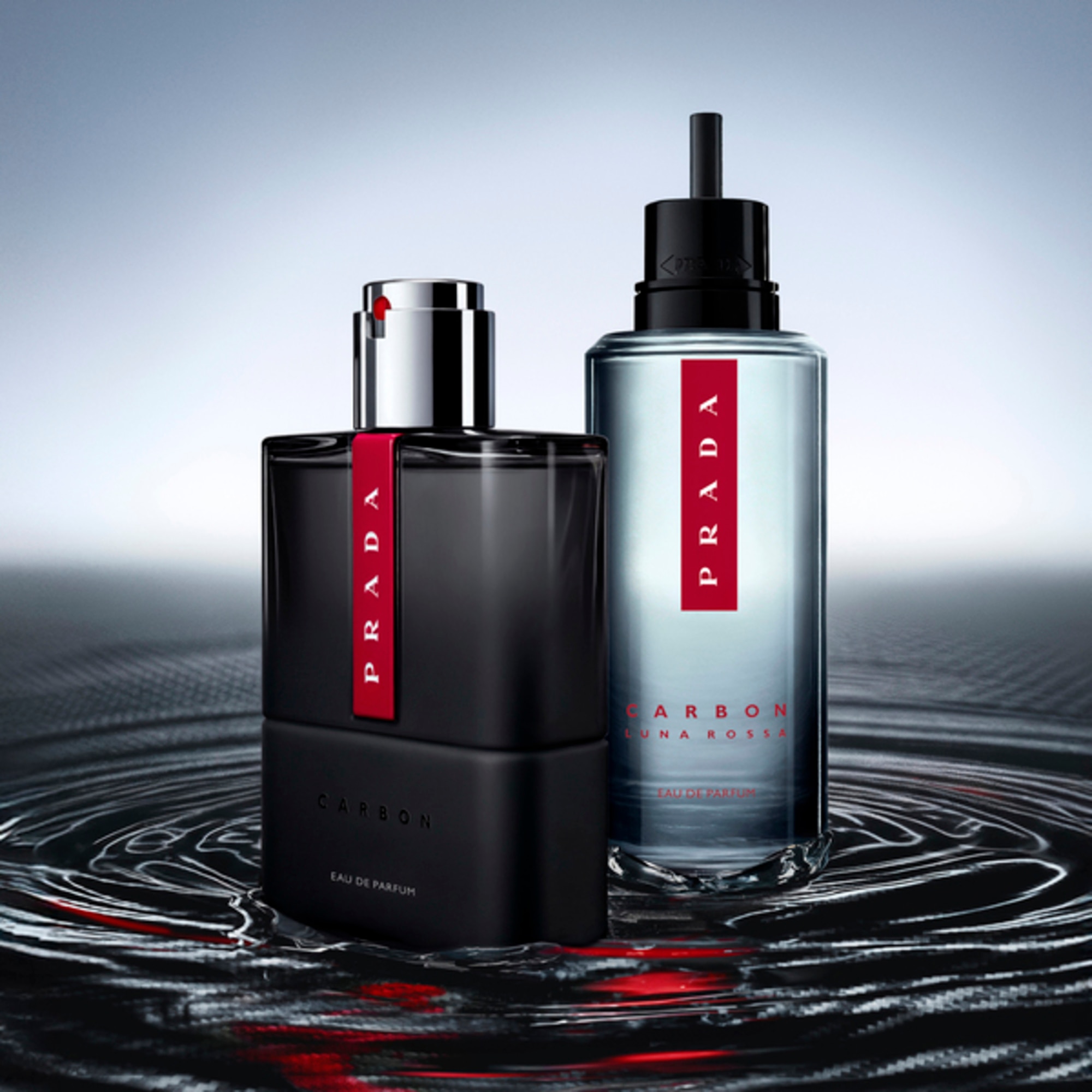 50 ML Prada LUNA ROSSA Luna Rossa Carbon Apa de Parfum  1 of 8 