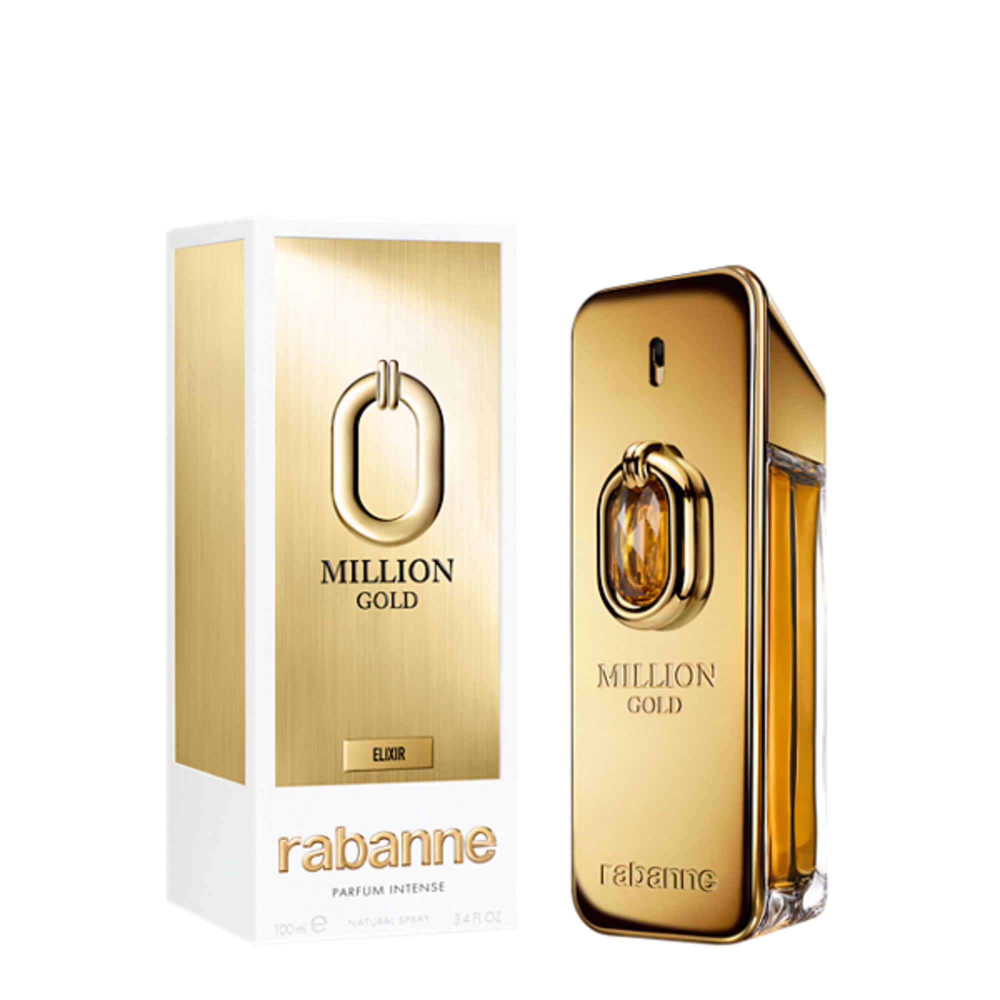 100 ML Rabanne MILLION Million Gold Elixir Parfum Intens  1 of 6 