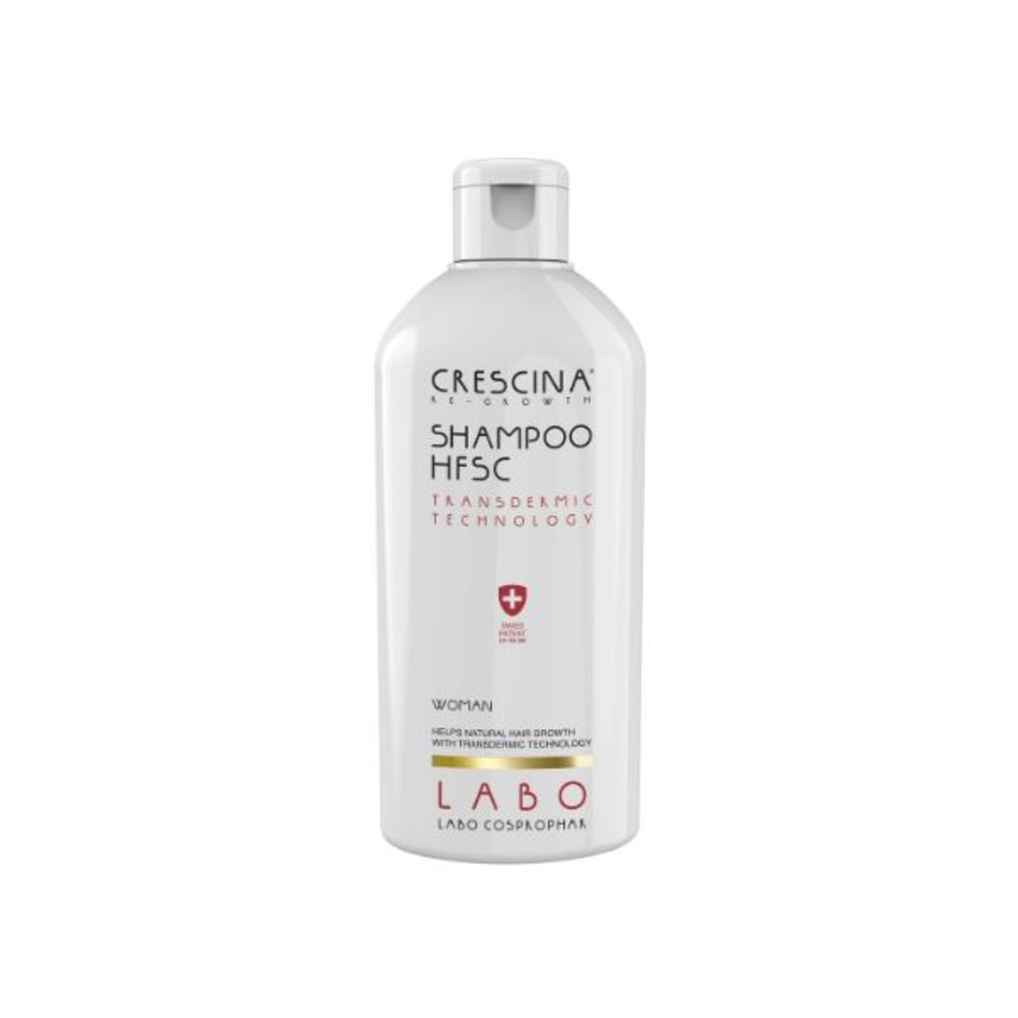 200 ML CRESCINA LABO Sampon pentru femei Crescina HFSC Transdermic 1 of 5 Sampon pentru femei Crescina HFSC Transdermic