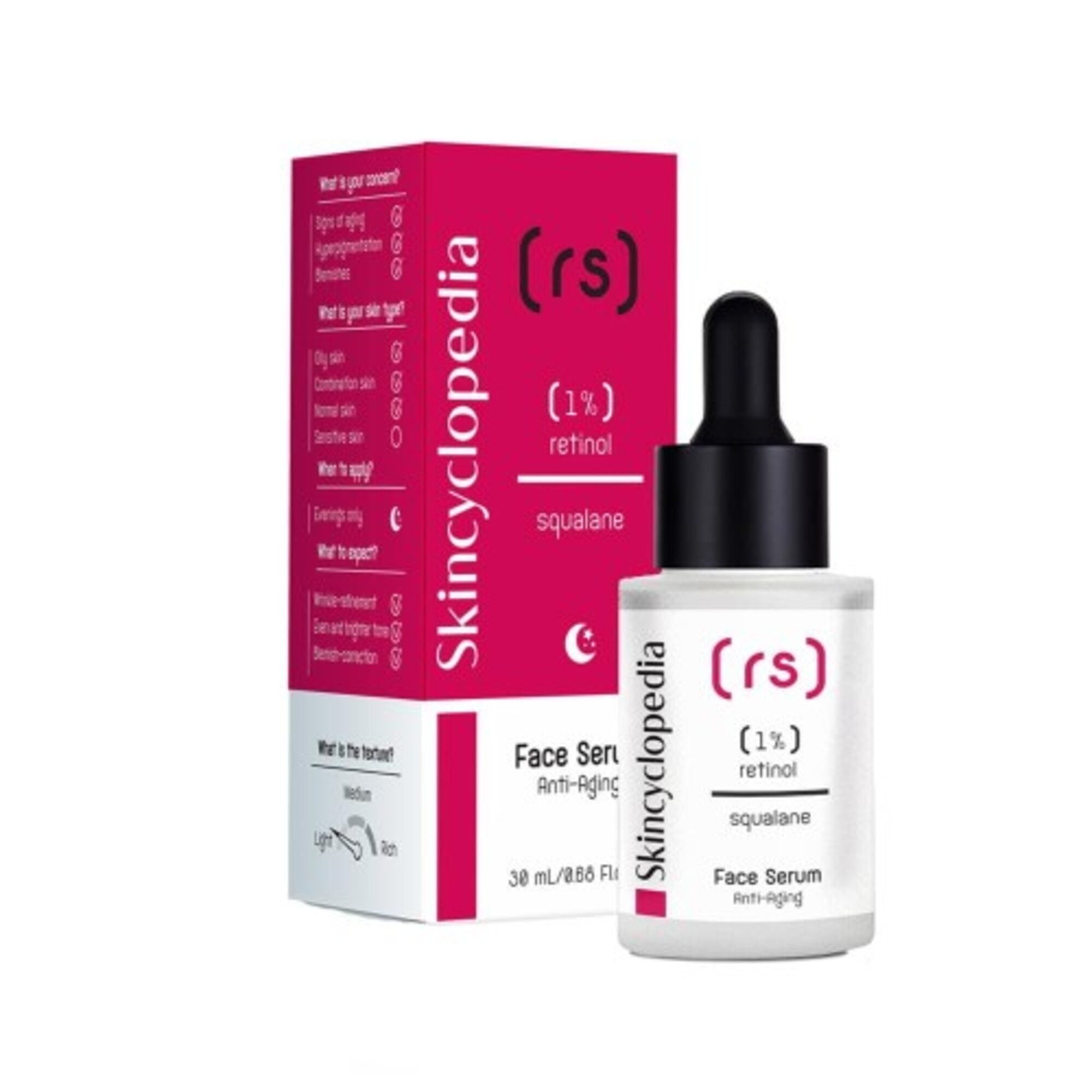  Skincyclopedia SKIN CARE Serum de fata cu Retinol Squalane 