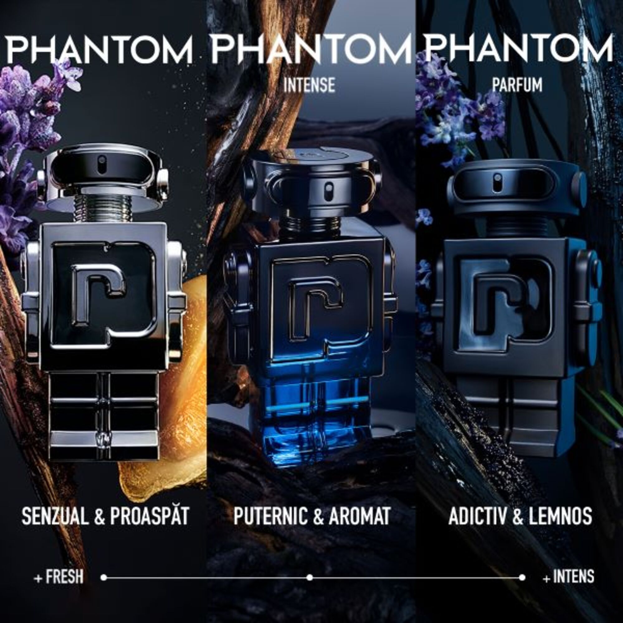 100 ML Rabanne PHANTOM Phantom Intense Apa de Parfum 2 of 5 Phantom Intense Apa de Parfum