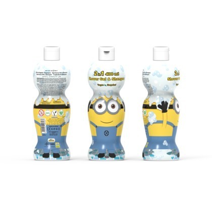 400 ML Disney Air Val  KIDS Sampon si gel de dus 2in1 Minions  1 of 1 