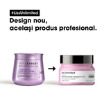250 ML L'OREAL PROFESSIONNEL LISS UNLIMITED Masca pentru netezirea intensa a parul indisciplinat Serie Expert  1 of 3 Masca pentru netezirea intensa a parul indisciplinat Serie Expert