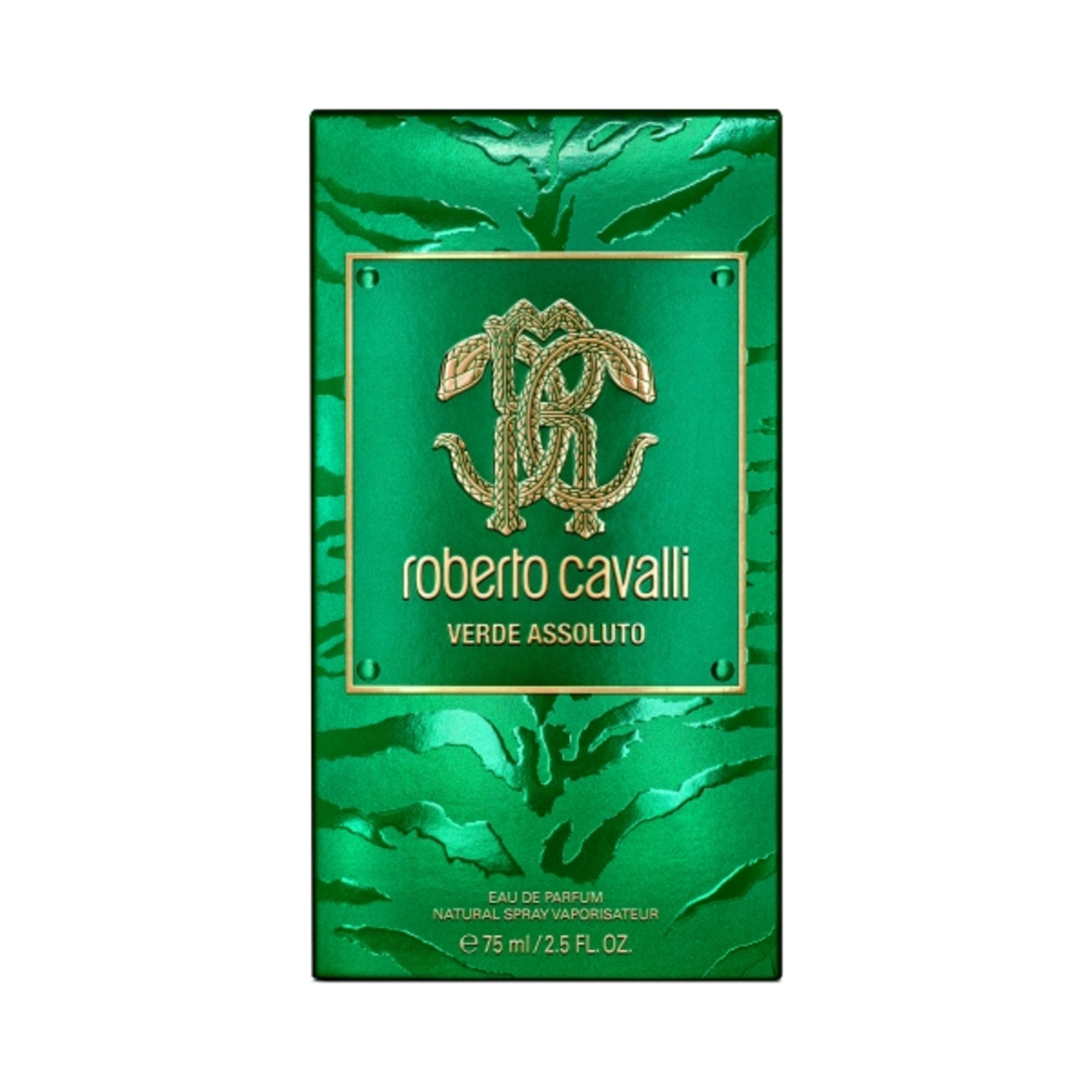 75 ML Roberto Cavalli Verde Assoluto Signature Verde Assoluto Apa de Parfum  1 of 3 