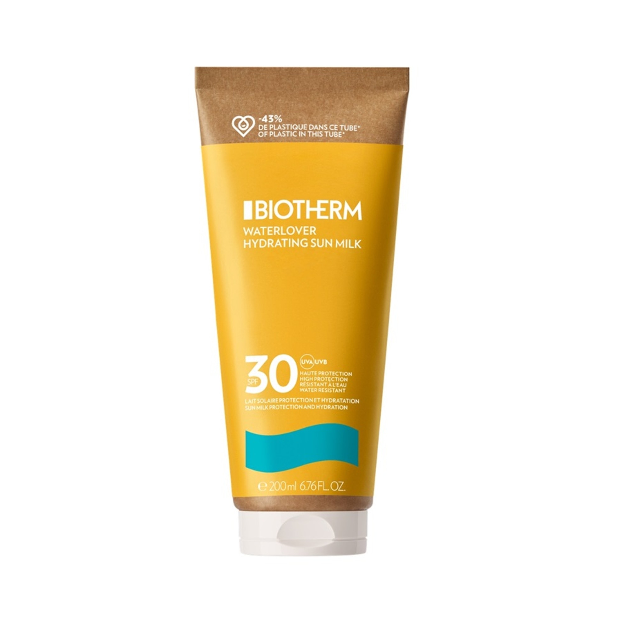 200 ML Biotherm WATERLOVER SUN MILK Protectie solara hidratanta pentru fata si corp SPF30  Protectie solara hidratanta pentru fata si corp SPF30