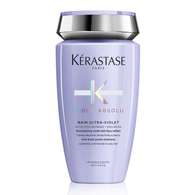 250 ML Kerastase BLOND ABSOLU Sampon pentru neutralizarea tonurilor de galben Bain Ultra Violet  1 of 2 