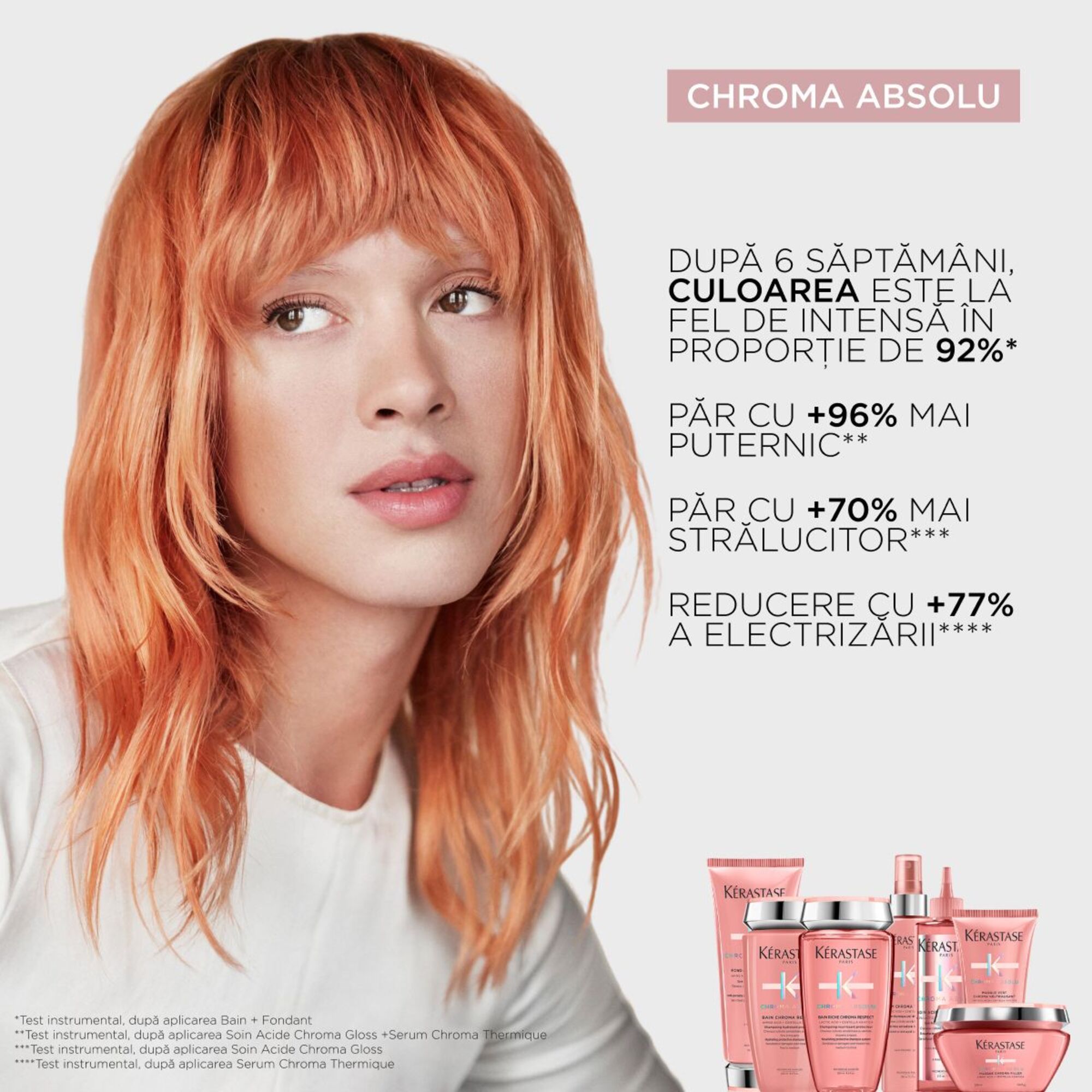 Sampon hidratant protector pentru par vopsit Bain Chroma Respect