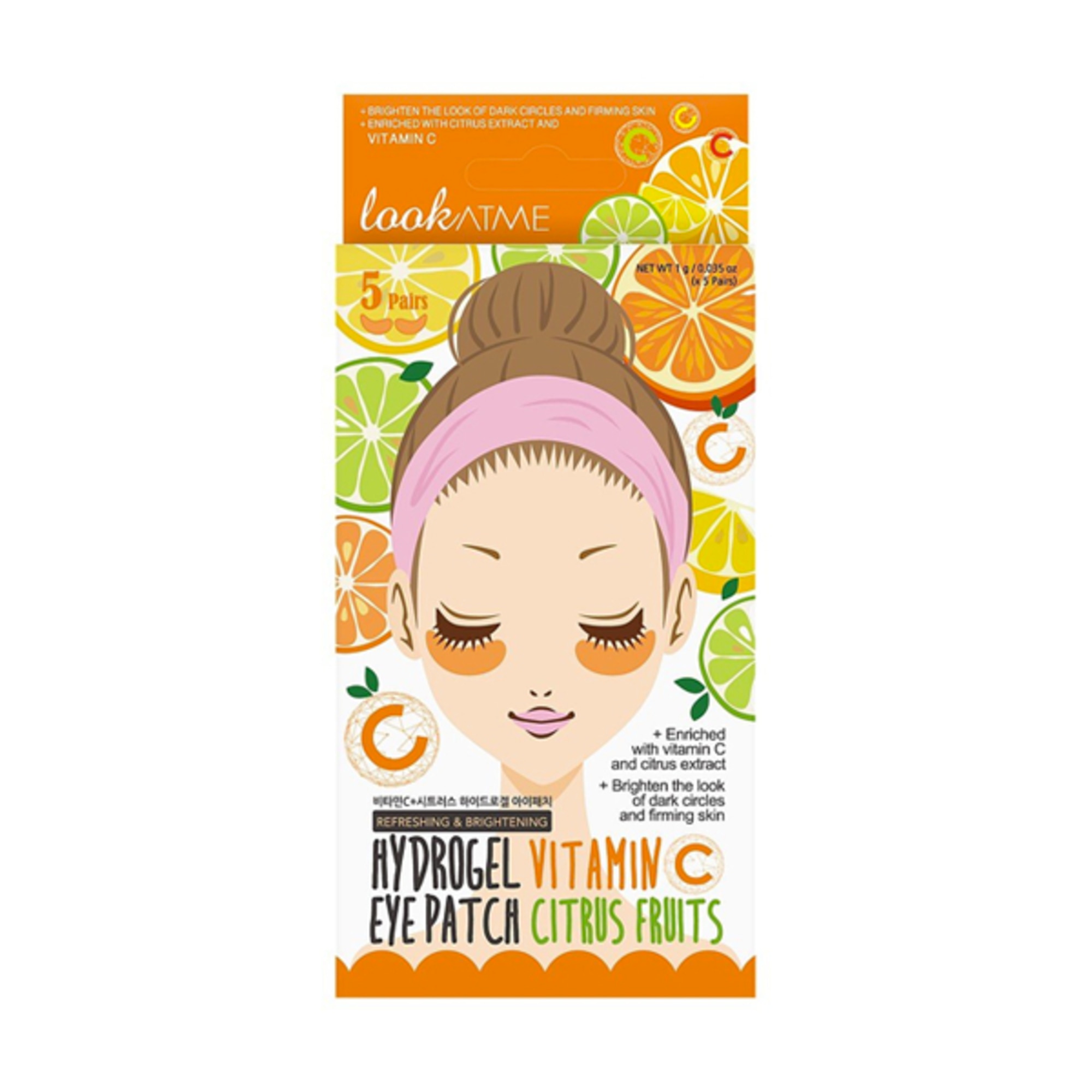 15 G LOOK AT ME VITAMIN C Set plasturi cu gel pentru zona ochilor 1 of 1