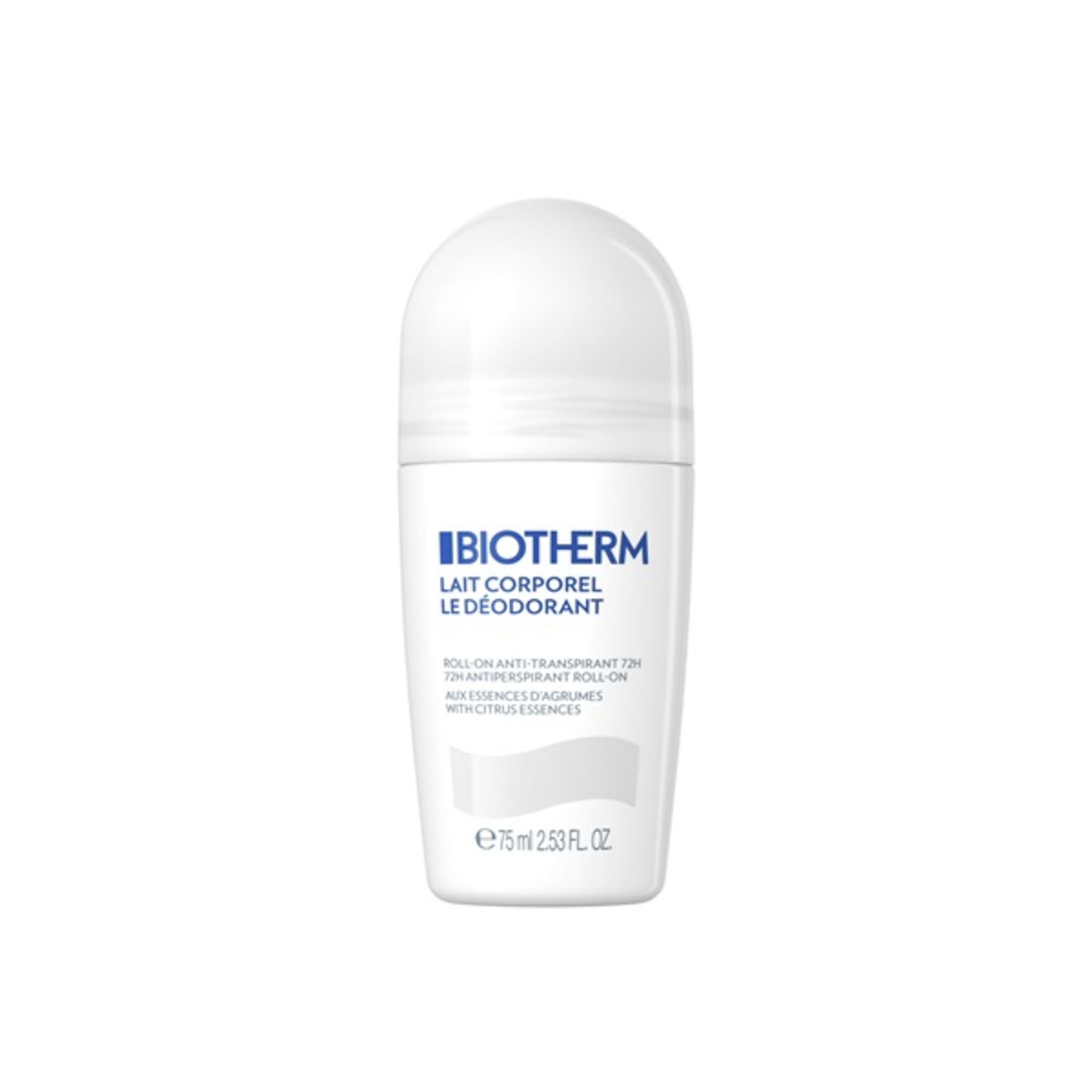 75 ML Biotherm Lait Corporel Deodorant antiperspirant roll-on 1 of 3