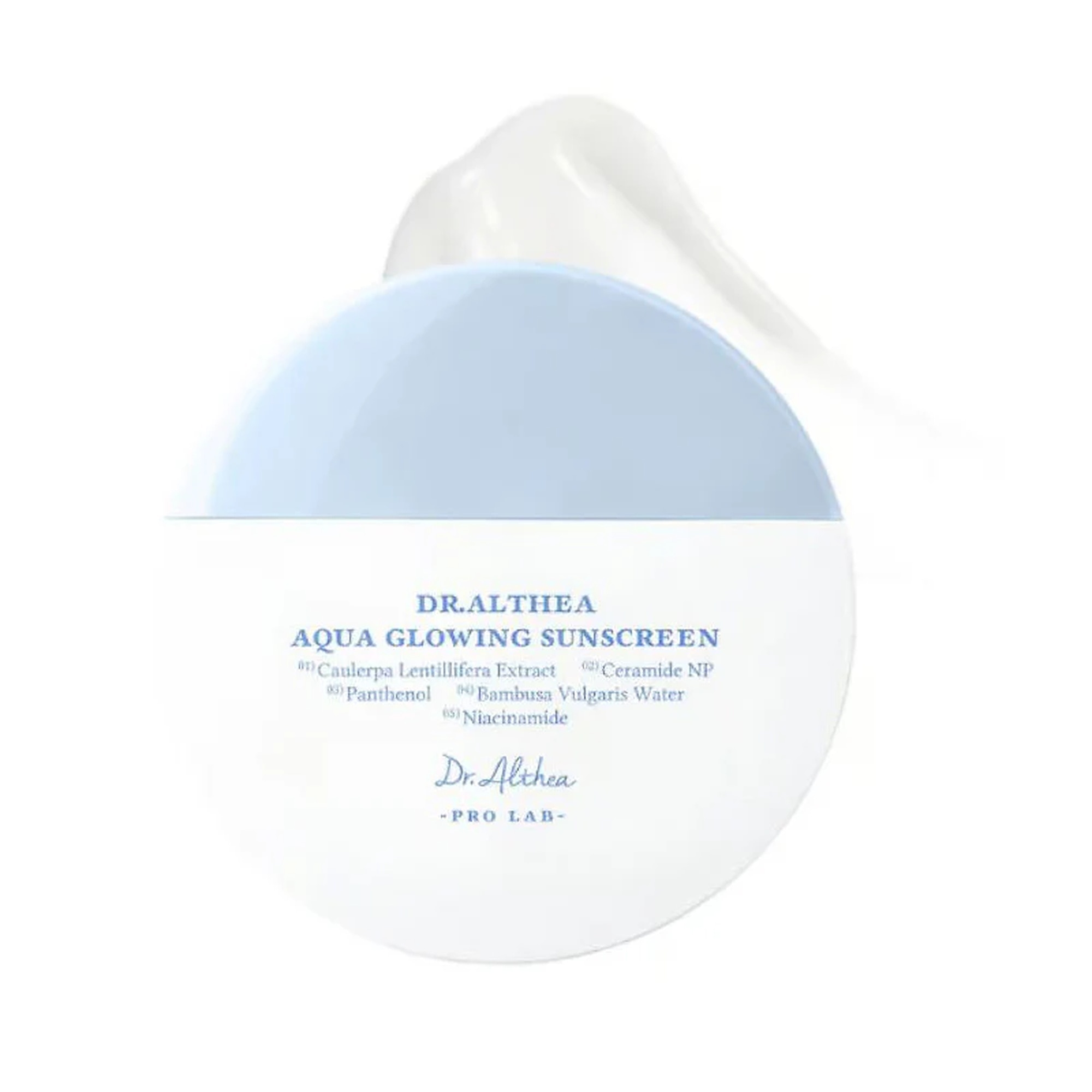 45 ML DRALTHEA SKIN-CARE Crema de fata cu protectie solara SPF 50+ PA++++  Aqua Glowing  3 of 3 Crema de fata cu protectie solara SPF 50+ PA++++  Aqua Glowing
