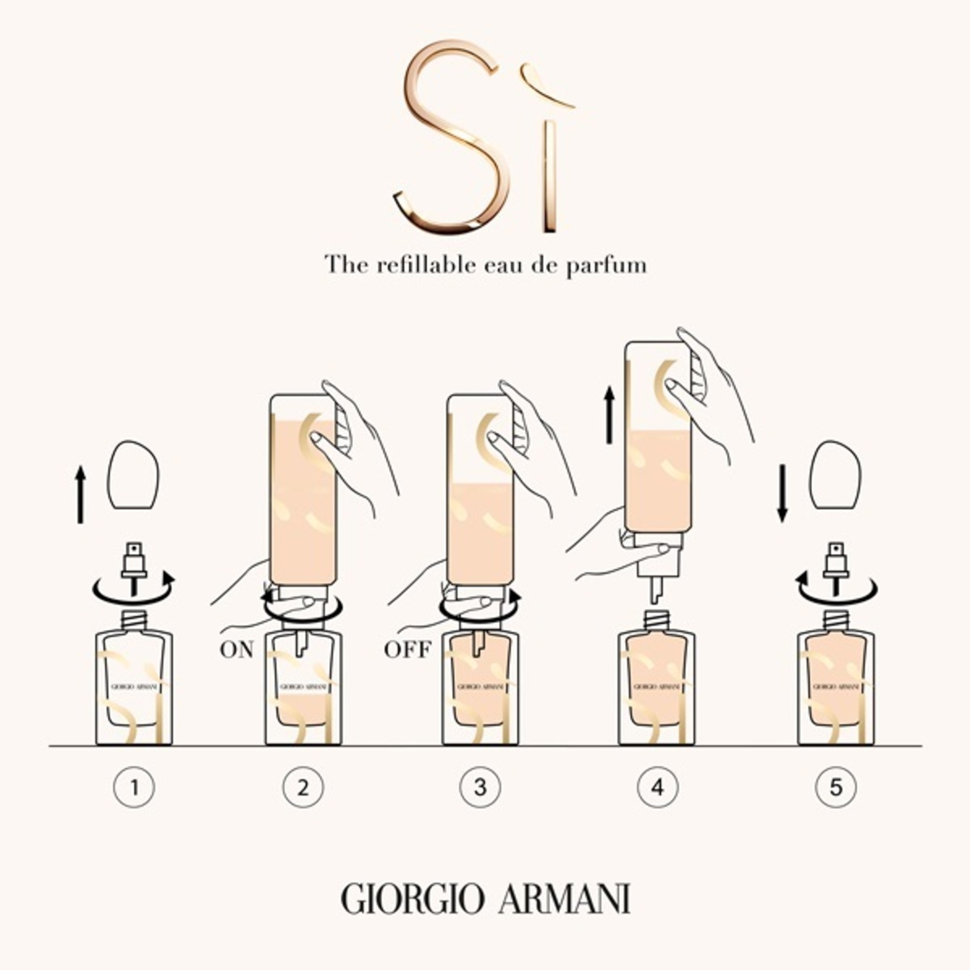 100 ML Armani SI Si Apa de Parfum rezerva  1 of 8 