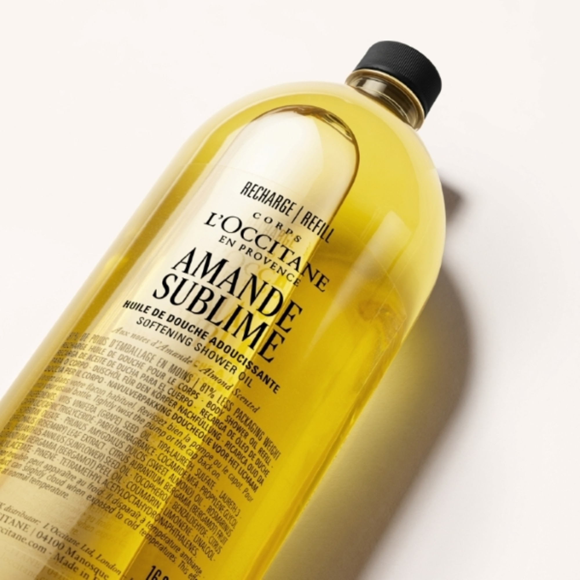 500 ML L'Occitane Almond Ulei de dus Almond Shower Oil Eco-Refill  1 of 2 