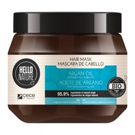250 ML Hello Nature HAIR CARE Masca de par Argan Oil  1 of 2 