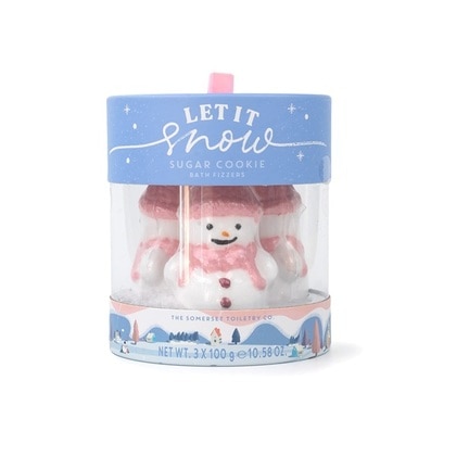 Set sare de baie Let it Snow Bath Fizzers Snowman