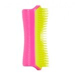 Perie pentru descurcarea blanitei cainilor Detangling Pink Yellow