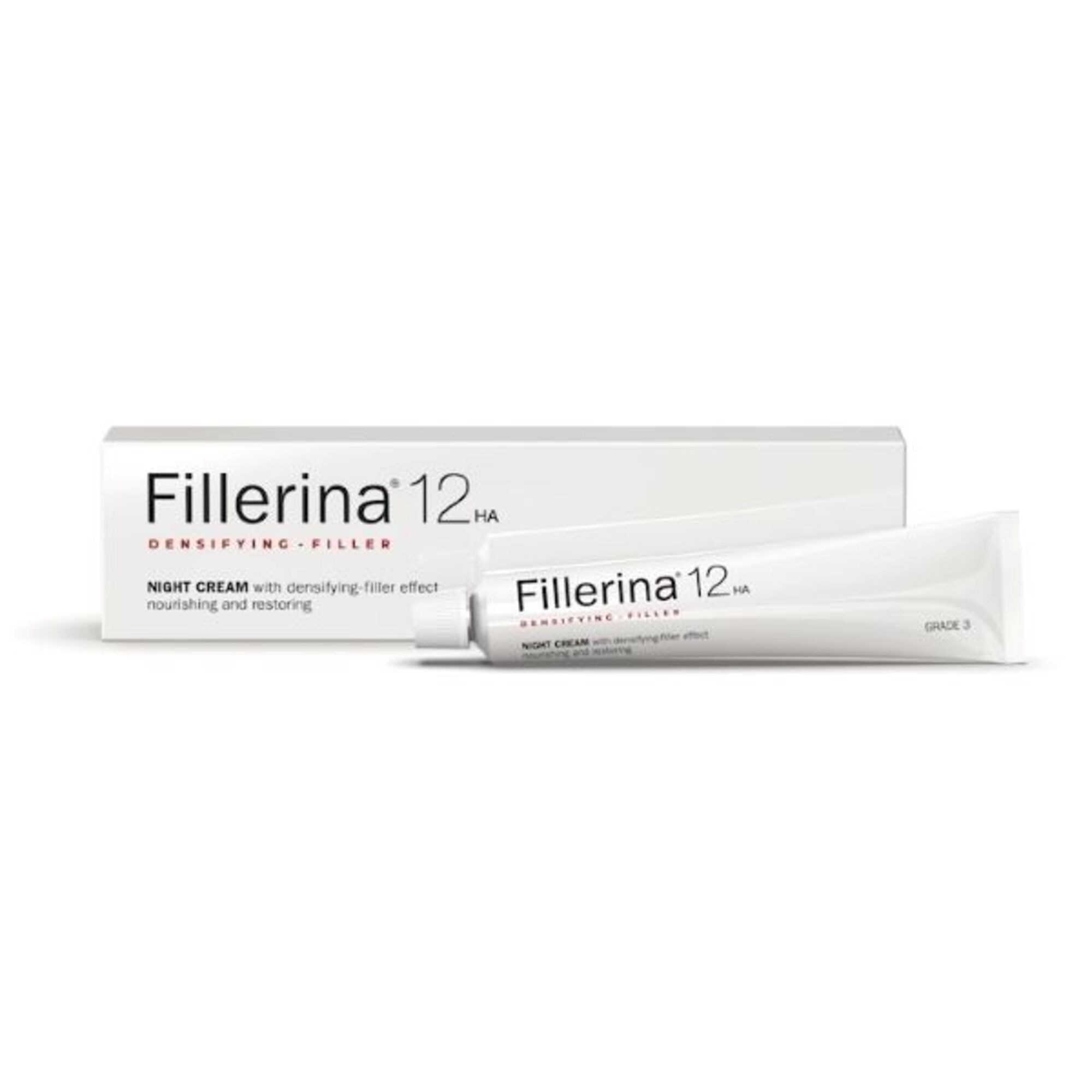50 ML FILLERINA FILLERINA 12HA Crema de noapte cu efect de umplere Densifying Filler Grad 3  Crema de noapte cu efect de umplere Densifying Filler Grad 3