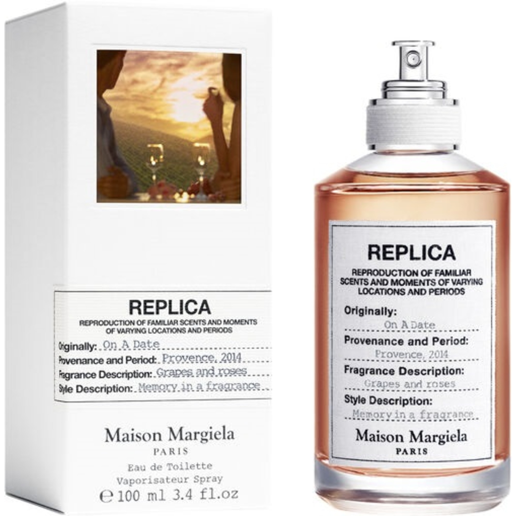 100 ML Maison Margiela On a Date Replica On a Date Apa de Toaleta 1 of 3